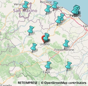 Mappa Via Zena Mancini, 61029 Urbino PU, Italia (18.76778)