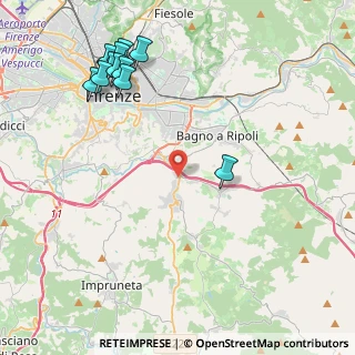 Mappa Via Giacomo Brodolini, 50012 Bagno a Ripoli FI, Italia (5.34636)
