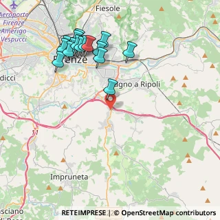 Mappa Via Giacomo Brodolini, 50012 Bagno a Ripoli FI, Italia (4.65125)