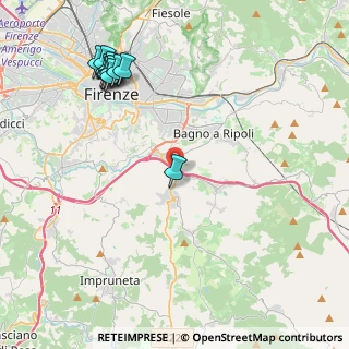 Mappa Via Giacomo Brodolini, 50012 Bagno a Ripoli FI, Italia (5.21182)