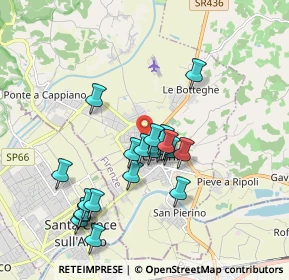 Mappa Via Maestro da Fucecchio, 50054 Fucecchio FI, Italia (1.7745)