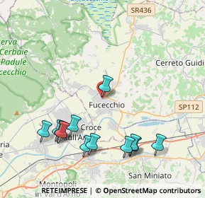 Mappa Via Maestro da Fucecchio, 50054 Fucecchio FI, Italia (4.595)