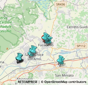 Mappa Via Maestro da Fucecchio, 50054 Fucecchio FI, Italia (3.72)