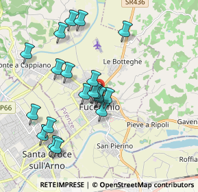 Mappa Via Sotto la Valle, 50054 Fucecchio FI, Italia (1.859)