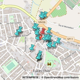 Mappa Via Sotto la Valle, 50054 Fucecchio FI, Italia (0.2)