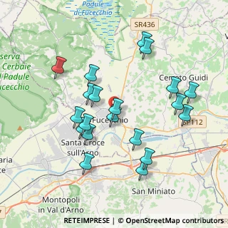 Mappa Via Sotto le Vigne, 50054 Fucecchio FI, Italia (3.807)