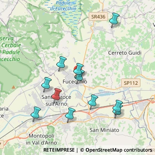 Mappa Via Sotto le Vigne, 50054 Fucecchio FI, Italia (4.30364)