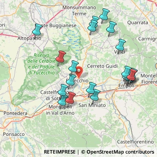 Mappa Via Sotto le Vigne, 50054 Fucecchio FI, Italia (8.95)