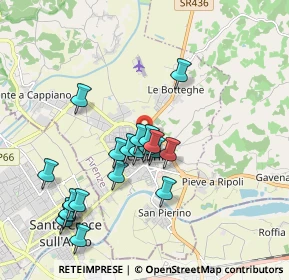 Mappa Piazza Arturo Toscanini, 50054 Fucecchio FI, Italia (1.858)
