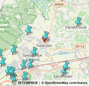 Mappa Piazza Arturo Toscanini, 50054 Fucecchio FI, Italia (6.69765)