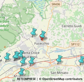 Mappa Piazza Arturo Toscanini, 50054 Fucecchio FI, Italia (5.97667)