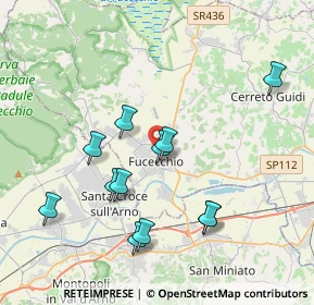 Mappa Piazza Arturo Toscanini, 50054 Fucecchio FI, Italia (3.92)