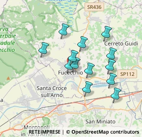 Mappa Piazza Arturo Toscanini, 50054 Fucecchio FI, Italia (3.12385)