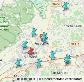 Mappa Via Pierluigi da Palestrina, 50054 Fucecchio FI, Italia (4.27364)