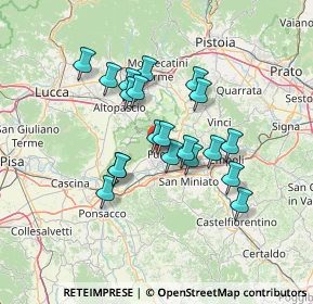 Mappa Via Nuova provinciale Francesca, 56029 Santa Croce sull'Arno PI, Italia (11.4755)