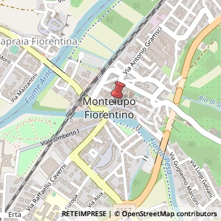 Mappa Via XX Settembre, 3, 50056 Montelupo Fiorentino, Firenze (Toscana)