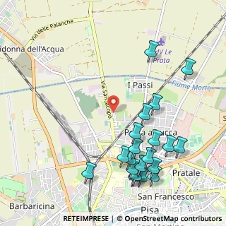 Mappa Pisa, 56123 Pisa PI, Italia (1.259)