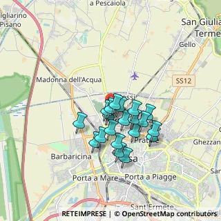 Mappa Pisa, 56123 Pisa PI, Italia (1.3275)
