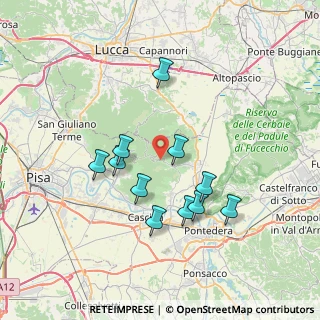 Mappa Via Panicale Alto, 56032 Buti PI, Italia (6.72909)