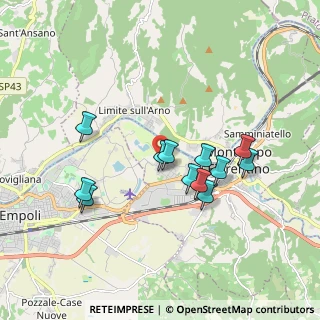 Mappa Via del Gozio, 50056 Montelupo Fiorentino FI, Italia (1.6775)
