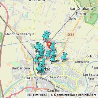 Mappa Via Fratelli Rosselli, 56123 Pisa PI, Italia (1.40882)