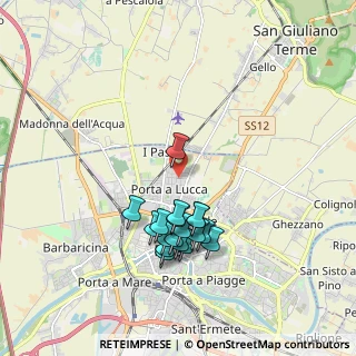 Mappa Via Fratelli Rosselli, 56123 Pisa PI, Italia (1.77778)