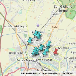 Mappa Via Fratelli Rosselli, 56123 Pisa PI, Italia (1.65643)