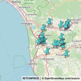 Mappa Via Fratelli Rosselli, 56123 Pisa PI, Italia (14.737)