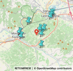 Mappa Via di Bracciatica, 50055 Lastra a Signa FI, Italia (3.25727)