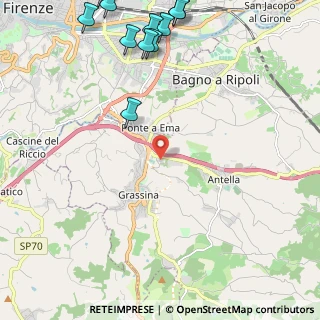Mappa Via di Belmonte, 50012 Bagno a Ripoli FI, Italia (3.3)