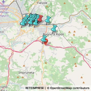Mappa Via di Belmonte, 50012 Bagno a Ripoli FI, Italia (4.6215)