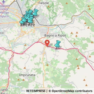 Mappa Via di Belmonte, 50012 Bagno a Ripoli FI, Italia (5.61)