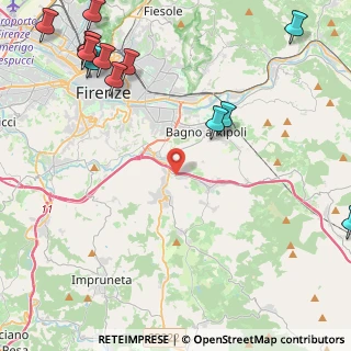 Mappa Via di Belmonte, 50012 Bagno a Ripoli FI, Italia (6.61385)