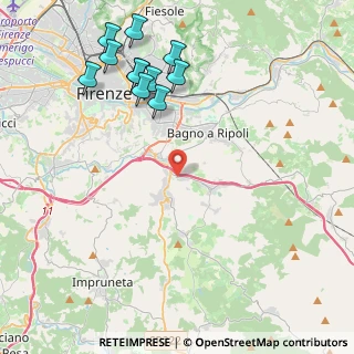 Mappa Via di Belmonte, 50012 Bagno a Ripoli FI, Italia (5.08545)