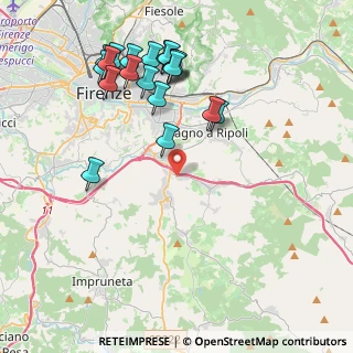 Mappa Via di Belmonte, 50012 Bagno a Ripoli FI, Italia (4.631)