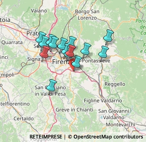 Mappa Via Antella, 50012 Firenze FI, Italia (10.8)