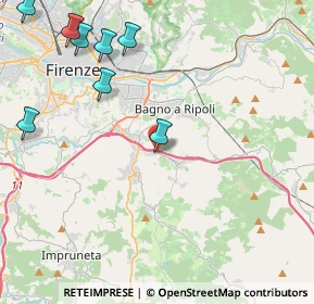 Mappa Via Antella, 50012 Firenze FI, Italia (6.65727)