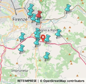 Mappa Via Antella, 50012 Firenze FI, Italia (3.55143)