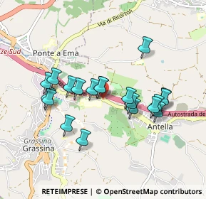 Mappa Via Antella, 50012 Firenze FI, Italia (0.826)