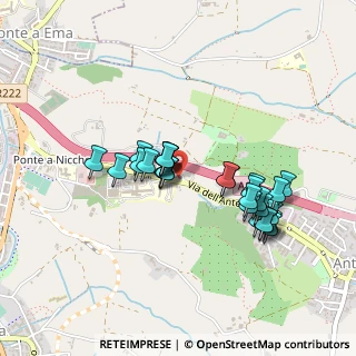 Mappa Via Antella, 50012 Firenze FI, Italia (0.39643)