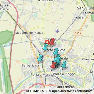 Mappa Via Guido Radi, 56123 Pisa PI, Italia (1.71182)
