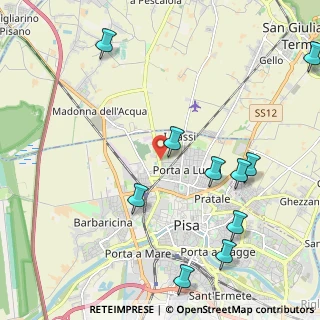 Mappa Via Guido Radi, 56123 Pisa PI, Italia (2.83)