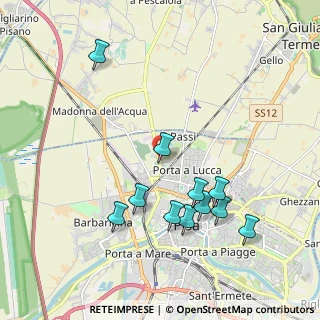 Mappa Via Guido Radi, 56123 Pisa PI, Italia (2.08091)