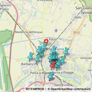 Mappa Via Guido Radi, 56123 Pisa PI, Italia (1.971)