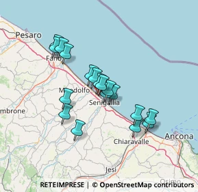Mappa Via Nicolò Tommaseo, 60019 Senigallia AN, Italia (11.45111)