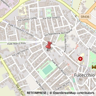 Mappa Viale Bruno Buozzi, 122, 50054 Fucecchio, Firenze (Toscana)