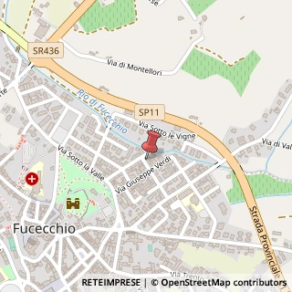 Mappa Via P. Mascagni, 1, 50054 Fucecchio, Firenze (Toscana)