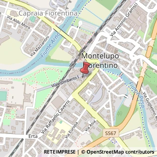 Mappa Viale Umberto I, 3, 50056 Montelupo Fiorentino, Firenze (Toscana)