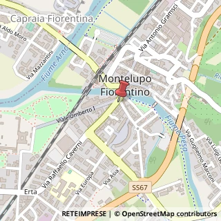 Mappa Via Raffaello Caverni, 7, 50056 Montelupo Fiorentino, Firenze (Toscana)