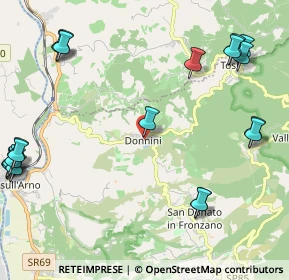 Mappa Via Don B. Cotoneschi, 50066 Reggello FI, Italia (3.125)